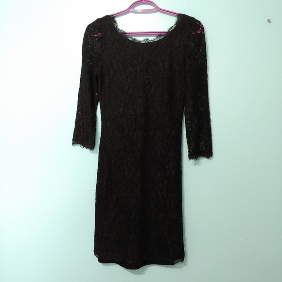 Aritzia Babaton Rafael Black Lace Dress - Picture 3 of 15
